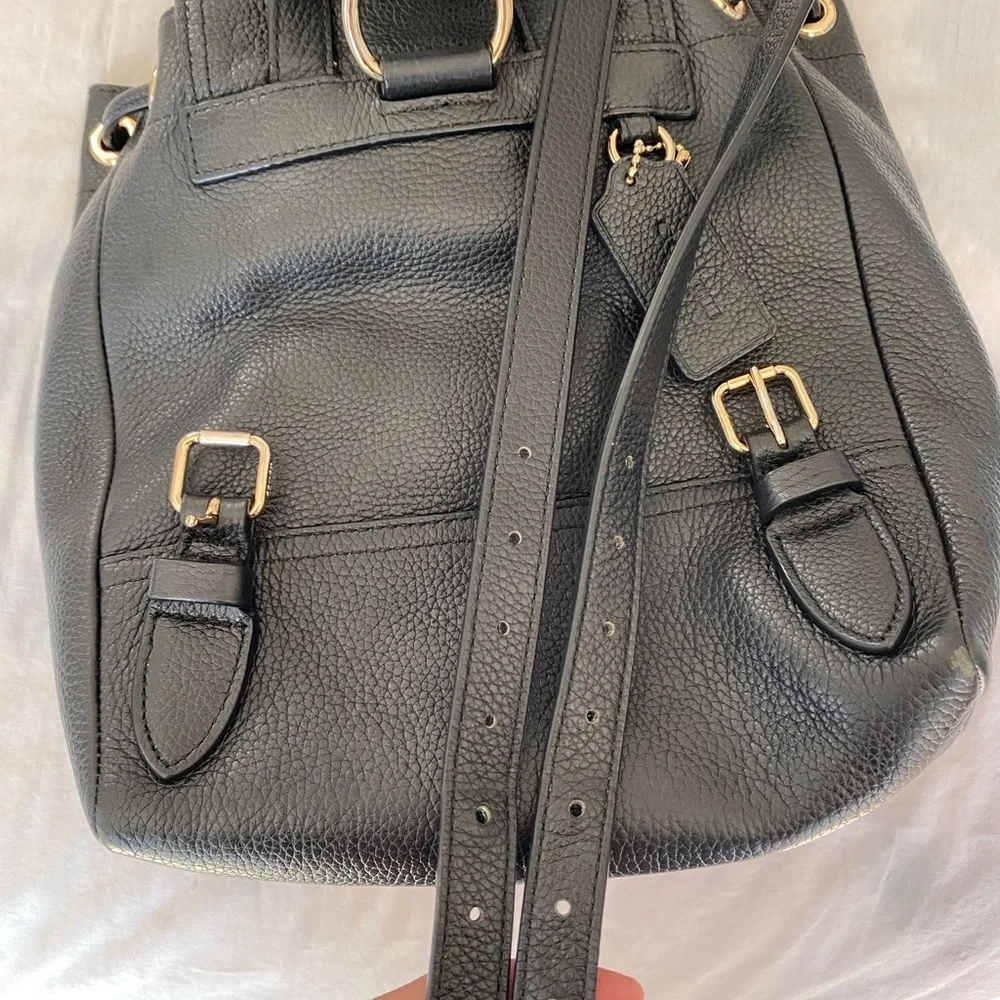 Coach Mini Turnlock Rucksack Backpack - Picture 8 of 17